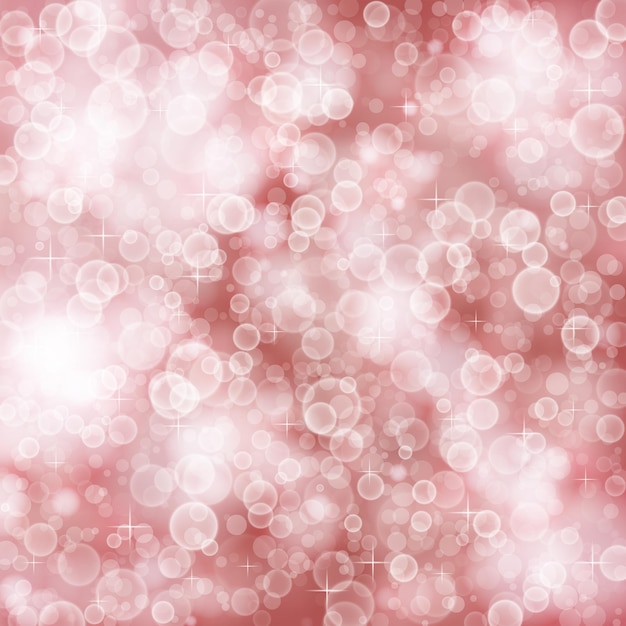 Vettore gratuito vintage rosso natalizio bokeh cerchi luci sfondo sfocato pattern luccichio illustrazione vettoriale.