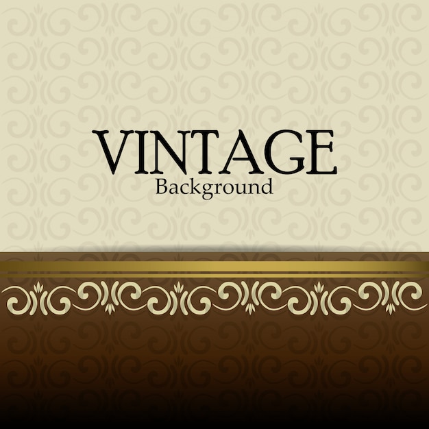 Free vector vintage retro background