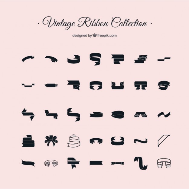 Vintage ribbons collection