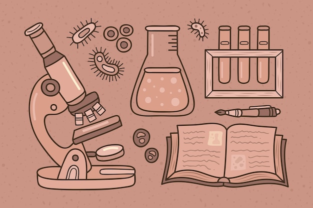 Free vector vintage science background