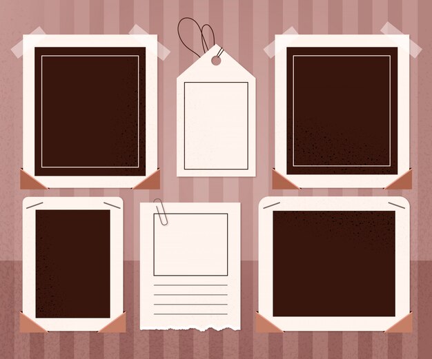 スクラップブッキング 画像 無料のベクター ストックフォト Psd