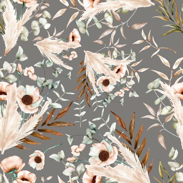 vintage seamless pattern floral