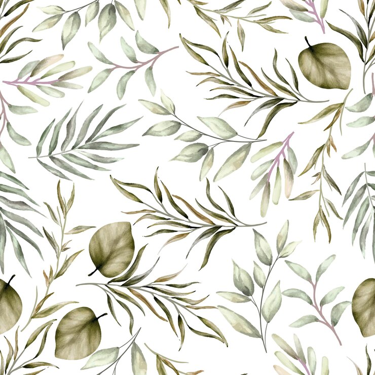 Free Vector vintage seamless pattern with elegant hand drawing floral