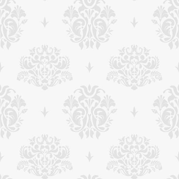 Vintage silver background with ornaments for wedding invitations