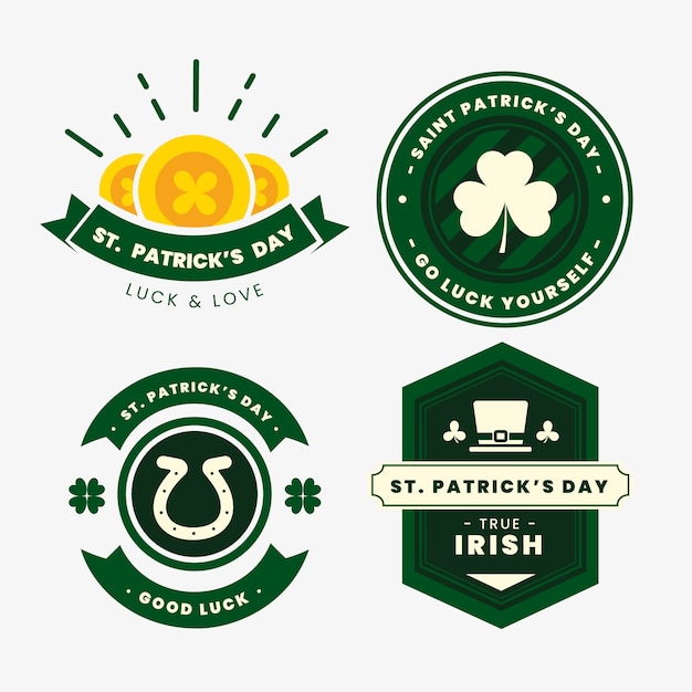 vintage st patricks day badge collection