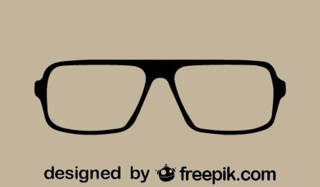 Free vector vintage style eye-glasses