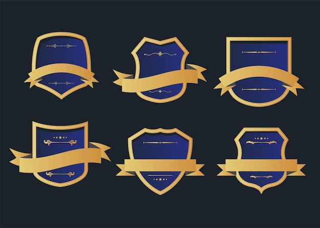 Vettore gratuito collezione di etichette emblema retrò stile vintage.