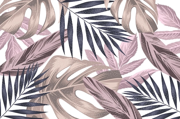 Vintage style tropical background