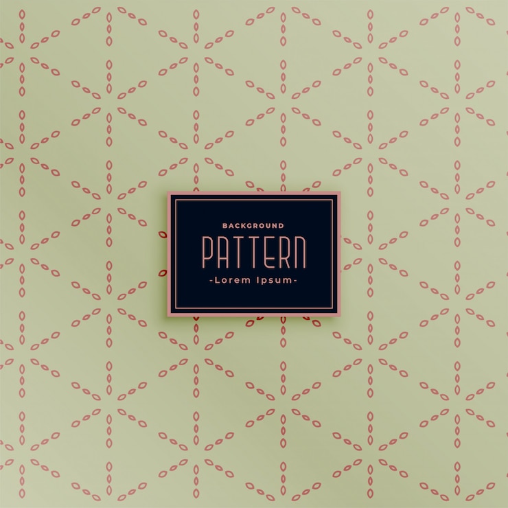 Free Vector vintage stylish geometric pattern background