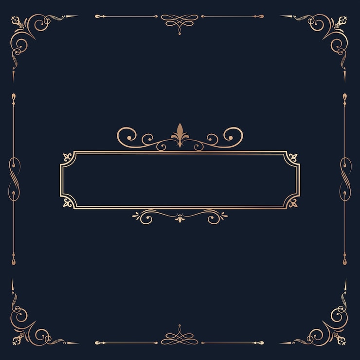 Free Vector vintage swirl blank badge