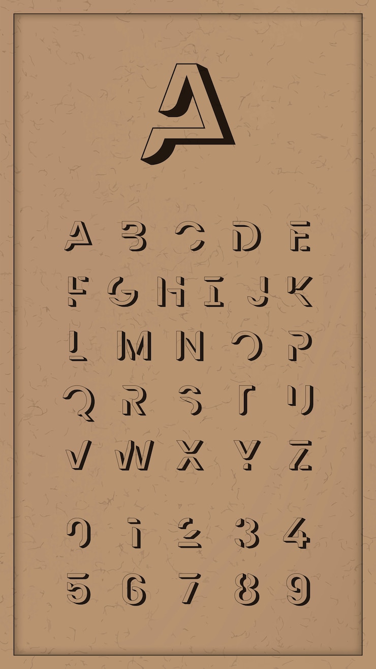 免費 Vector 古典時尚字母組