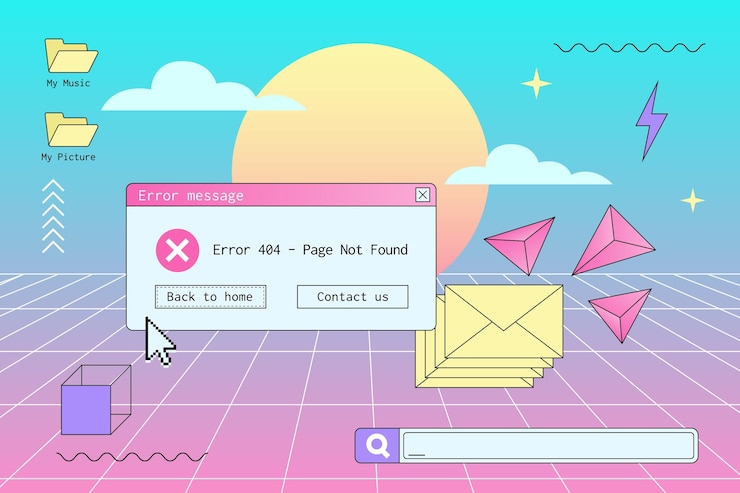 Free Vector vintage vaporwave background