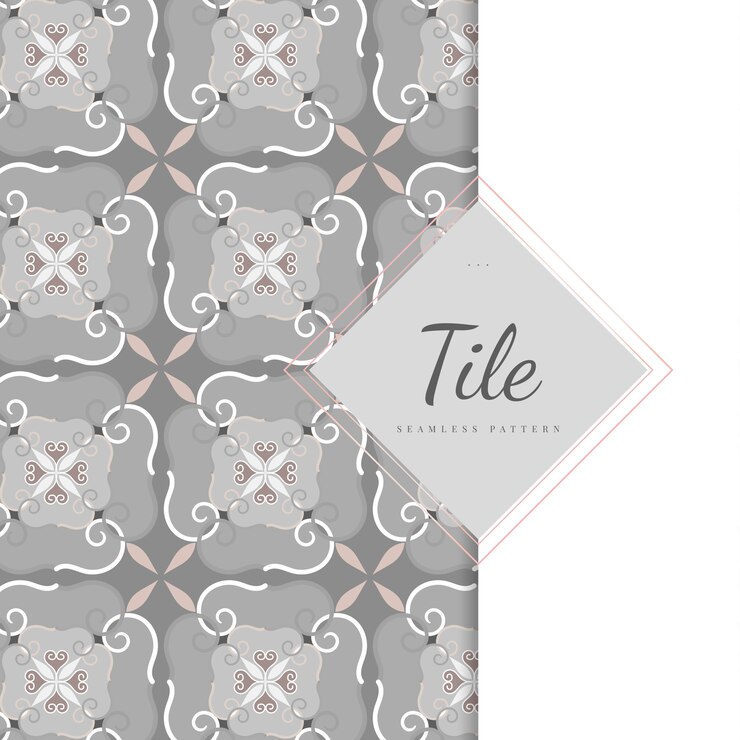 Free Vector vintage wall tiles