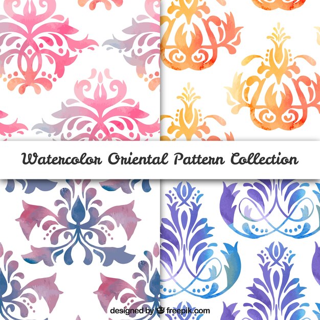 Vintage watercolor patterns