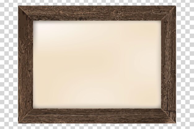 vintage wooden photo frame