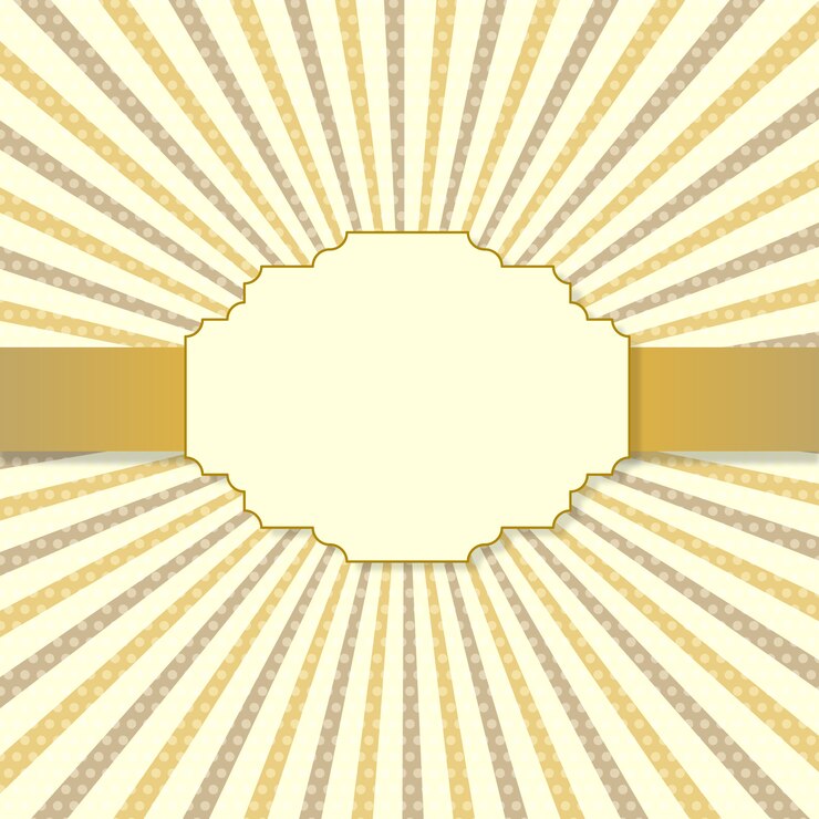 Free Vector vintage yellow and brown card with text space