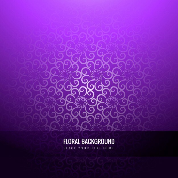 मुफ़्त वेक्टर violet floral background