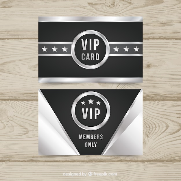 Vip silver cards