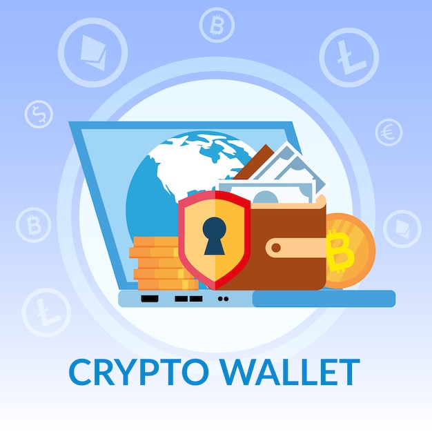 Virtual crypto wallet