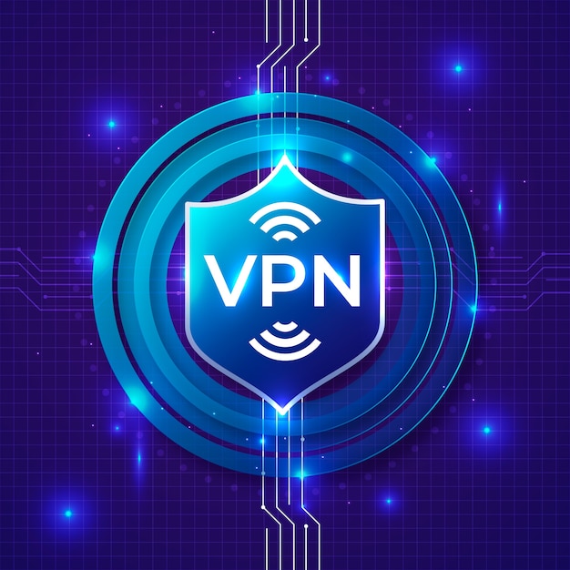 Virtual private network illustration