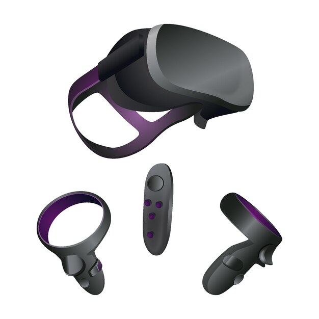 Virtual reality equipment template