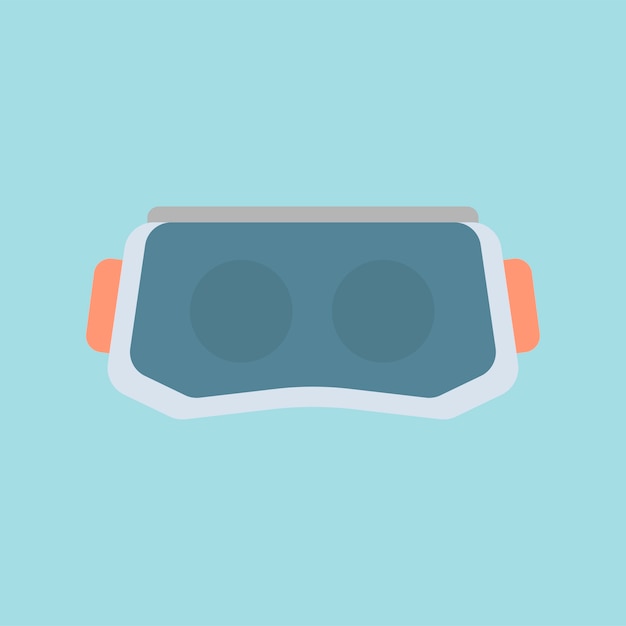 Free vector virtual reality glasses