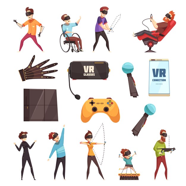 Набор аксессуаров для виртуальной реальности VR