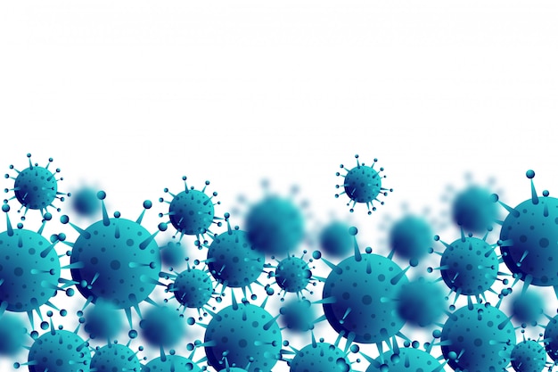 Virus or bacteria infection background