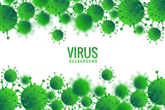 ウイルスまたは細菌感染の背景