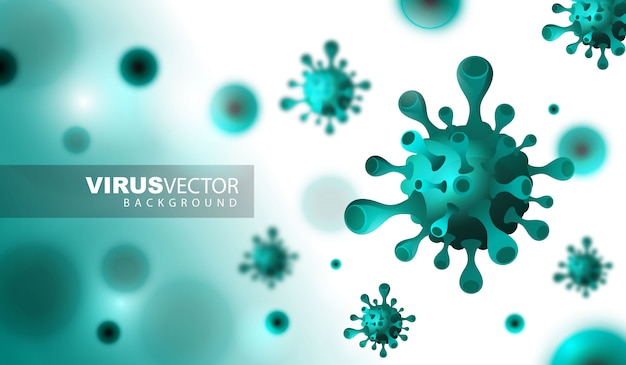 Virus infection background