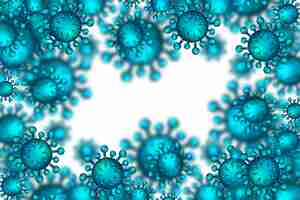 Free vector virus infection or bacteria concept design