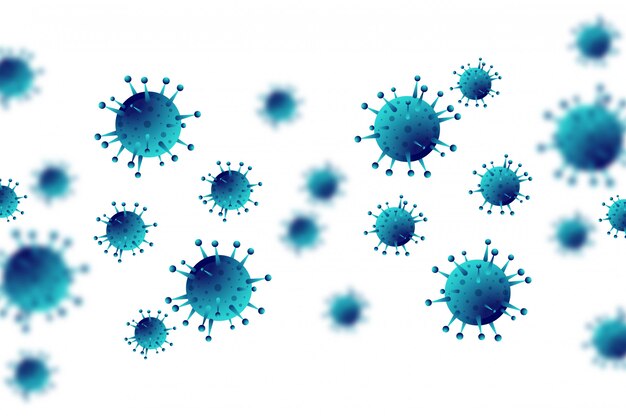 Virus infection or bacteria flu background