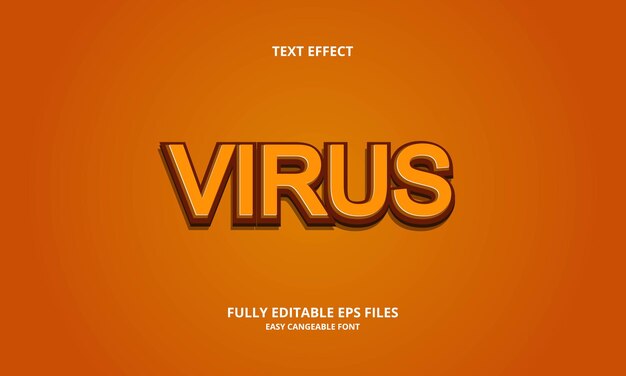 Virus text effect