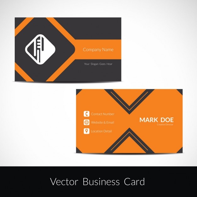 Visiting card modern design