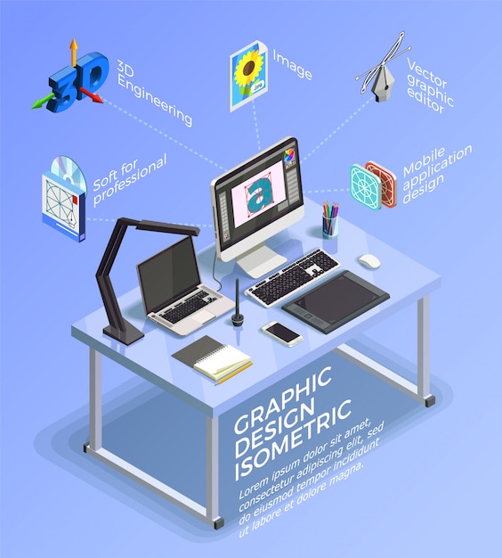 Visual Design Infographic Concept