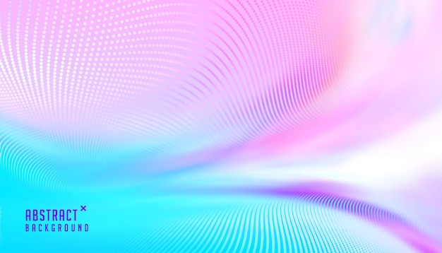 Vivid abstract smooth colorful particle background