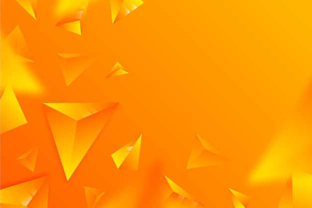 Free vector vivid colors 3d triangles background