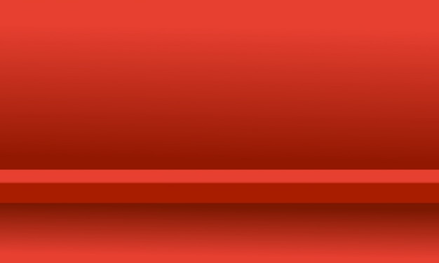 Premium Vector Vivid Red Color Studio Shelf Room Background With Product Display Premium Vector Vivid Red Color Studio Shelf Room Background With Product Display