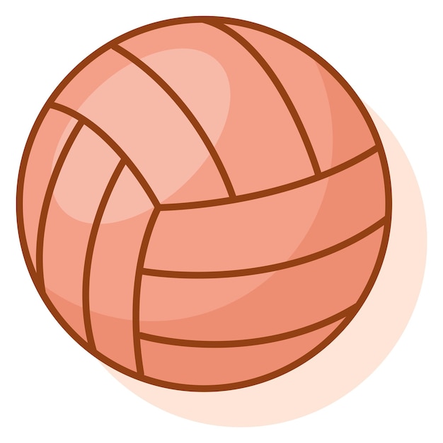 Free vector volleyball ball design