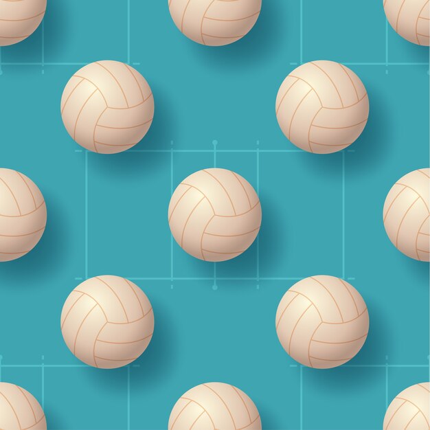 火の中を飛んで 炎に落ちるバレーボールボール 無料のベクター