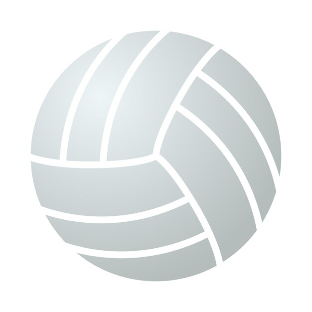 Volleyball Grey Gradient