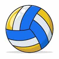 Free vector volleyball sports ball