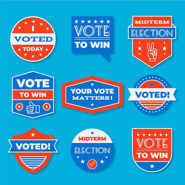 Voting badges & stickers