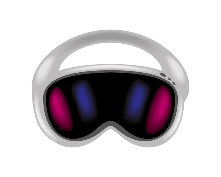 Free Vector vr technology futuristic illustration isolated