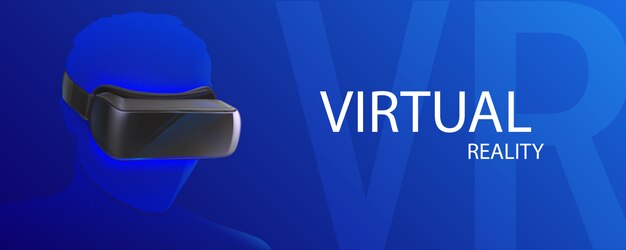 VR仮想現実メガネバナー