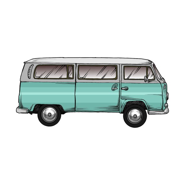 Download Free Vw Kombi Car In Hand Drawing Premium Vector Use our free logo maker to create a logo and build your brand. Put your logo on business cards, promotional products, or your website for brand visibility.