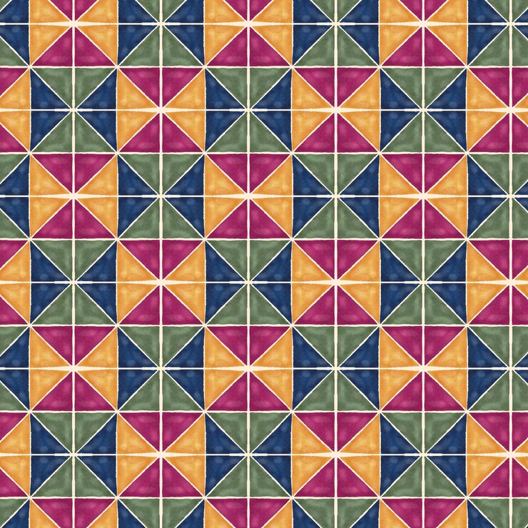 Free Vector a w colours pattern design