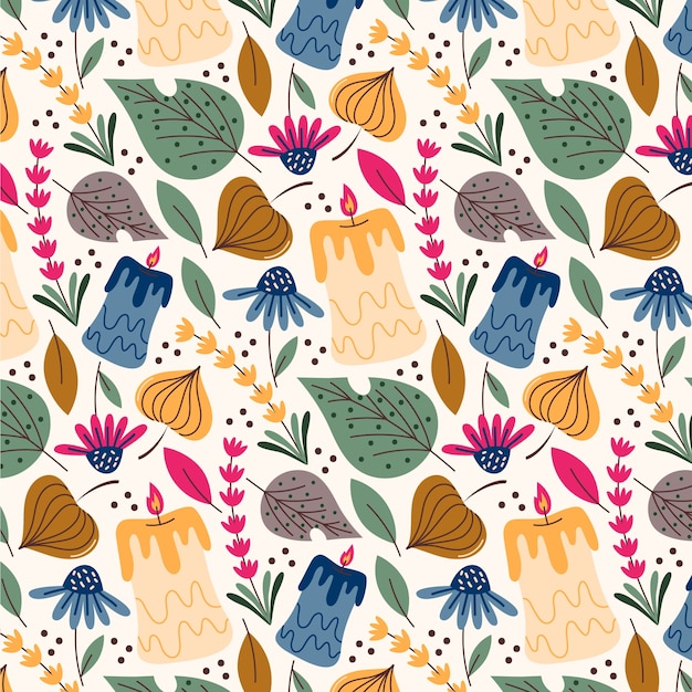 Free vector a w colours pattern design