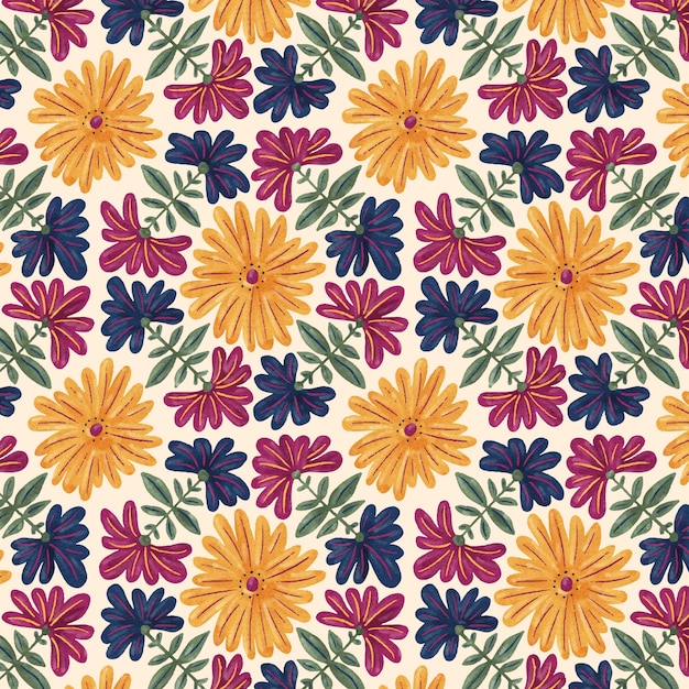 Free vector a w colours pattern design