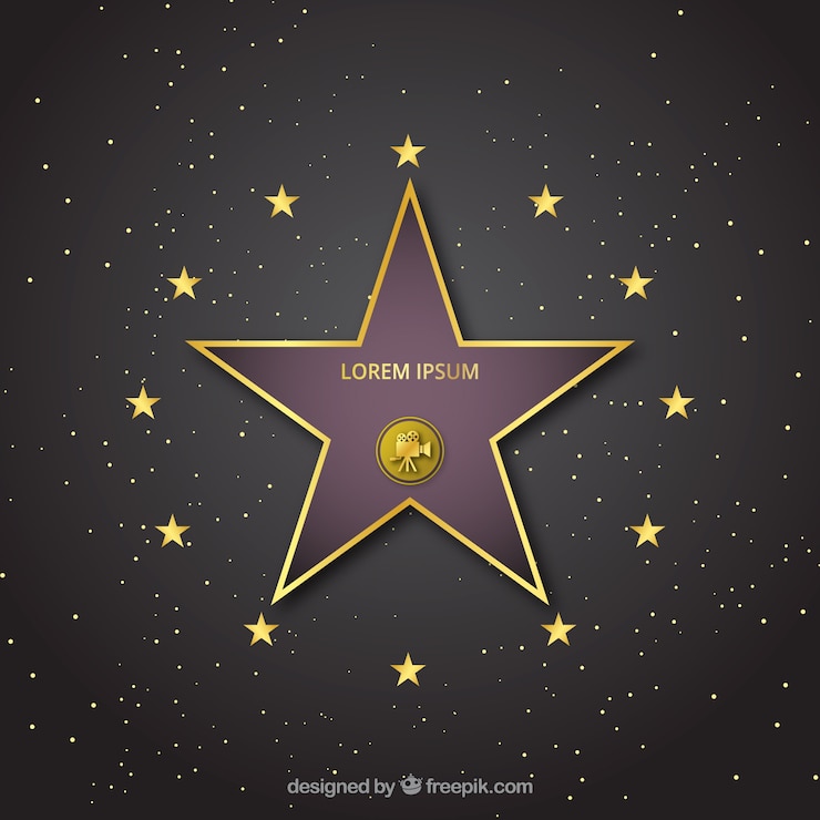 मुफ़्त वेक्टर walk of fame
